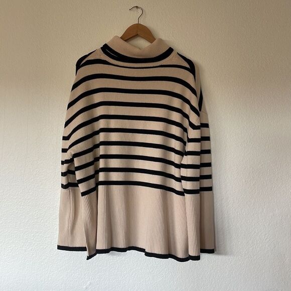 Cream and white striped sweater - Picture 5 of 5